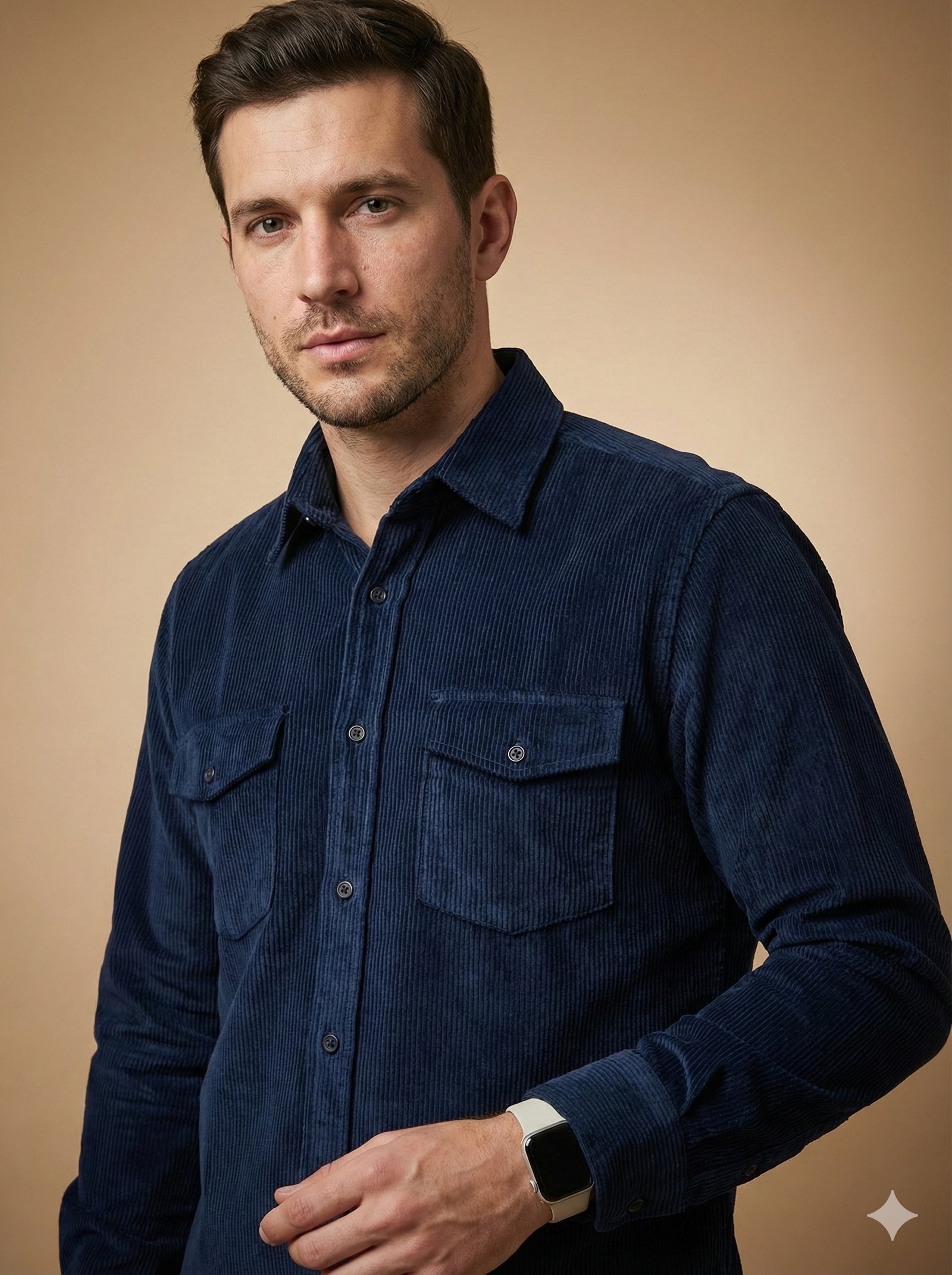 lacivert cep kapaklı kadife gömlek lacivert cep kapaklı kadife gömlek