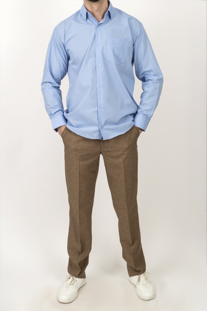 buz mavi klasik kesim uzun kollu gömlek (kopya) buz mavi klasik kesim uzun kollu gömlek (kopya)