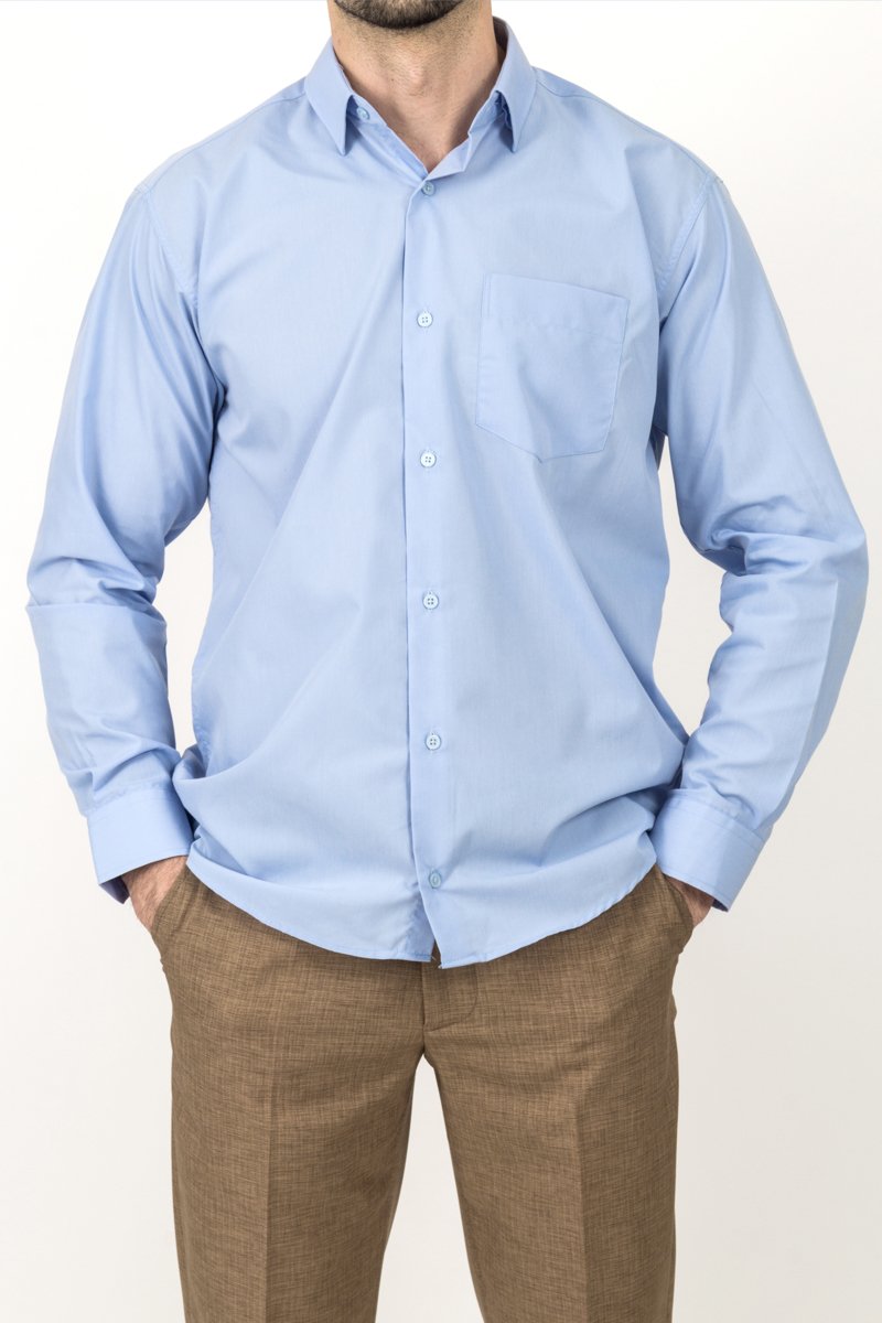 buz mavi klasik kesim uzun kollu gömlek (kopya) buz mavi klasik kesim uzun kollu gömlek (kopya)