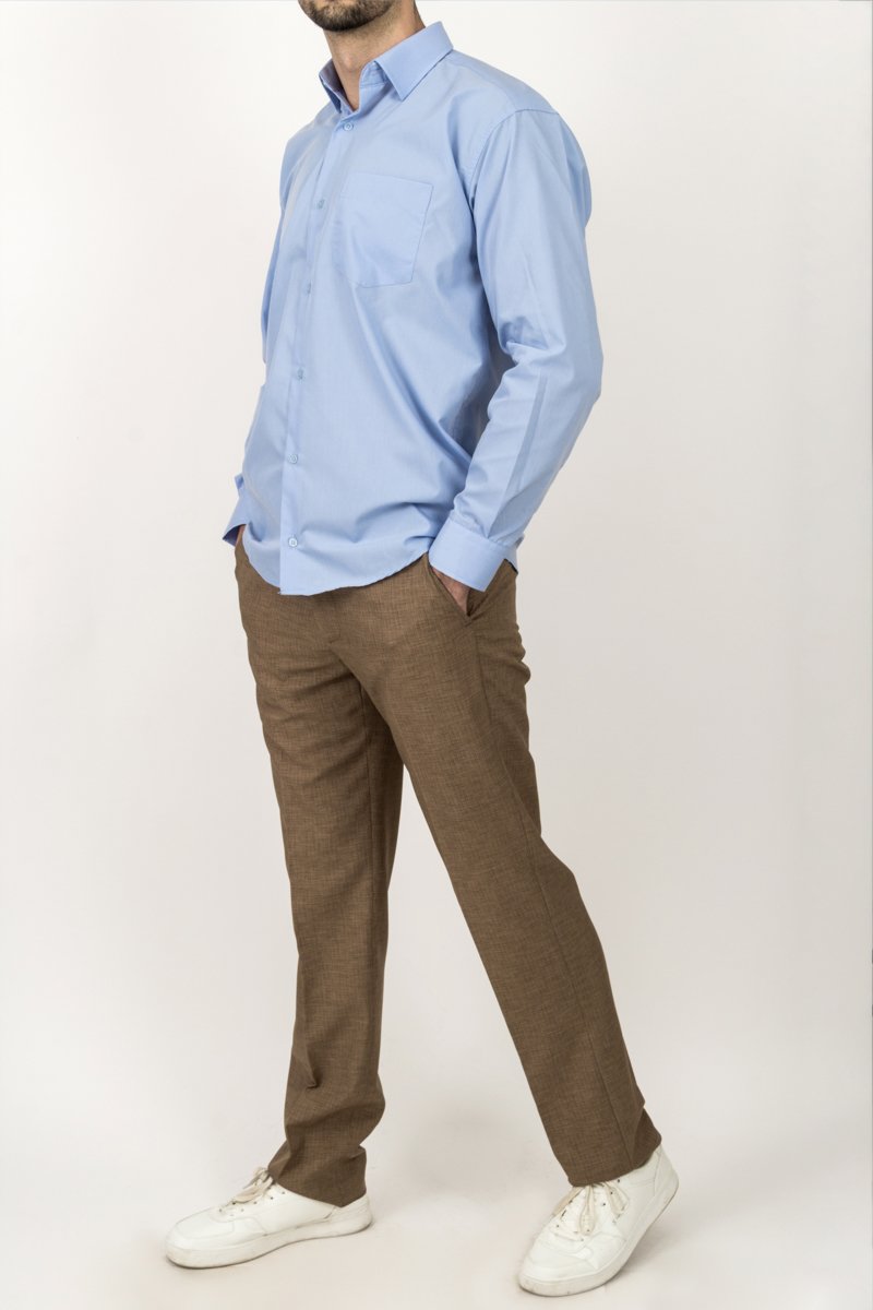 buz mavi klasik kesim uzun kollu gömlek (kopya) buz mavi klasik kesim uzun kollu gömlek (kopya)