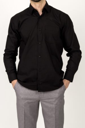 lila klasik kesim uzun kollu gömlek (kopya)